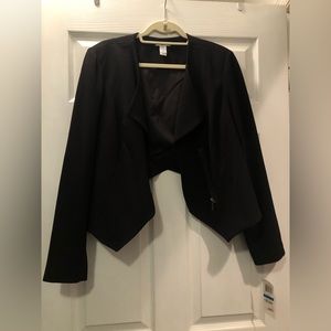 Bar III Cropped Blazer (High Back)